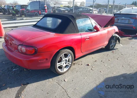 2004 Mazda Mx-5 Miata Ls from USA, damaged, VIN JM1NB353X40400769